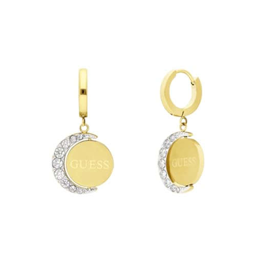 Guess - Damen Guess Ohrringe aus vergoldetem Edelstahl MOON PHASES - Ohrringe - Stahl - Gelbgold legiert - Nickelfrei