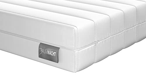 Traumnacht Easy Comfort Rollmatratze Öko-Tex zertifiziert, Härtegrad 3 (mittelfest), 80 x 200 cm, Höhe 13 cm, produziert nach deutschem Qualitätsstandard