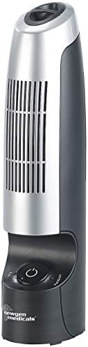 newgen medicals Luftionisator: Luftreiniger mit Ionisator und Gebläse, 2 Stufen, 3,2 Watt (Luftreiniger mit Ionisator-Technik, Raumluft Ionisator, newgen medicals hocheffektiver)