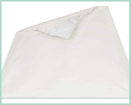 allsana Allergiker Deckenbezug 200x220 cm Allergie Bettwäsche Anti Milben Encasing Milbenschutz für Hausstauballergiker