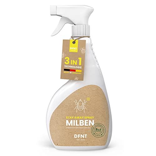 DFNT Milbenspray für Matratzen 500 ml - Effektives Anti Milben Spray - Mittel gegen Milben mit Langzeitschutz - Ideales Hausstaubmilben Spray