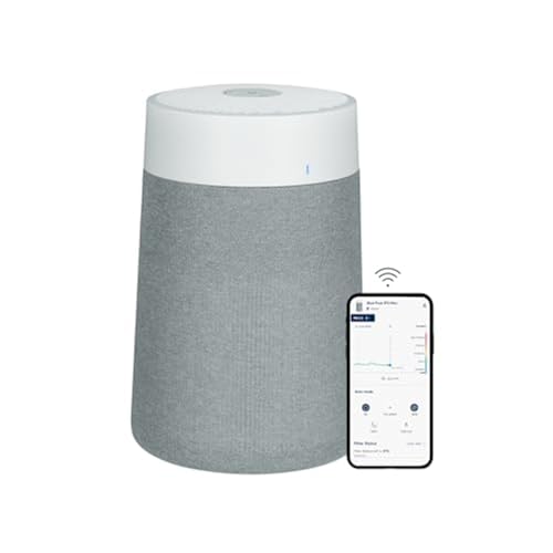 BLUEAIR Luftreiniger für Räume bis 43 m² – Smart, Leise, HEPASilent Technologie, Ideal für Zuhause, Schlafzimmer, Kinderzimmer, Gegen Staub, Allergene, Rauch, Schimmel, Tierhaare – Blue Pure 511i Max