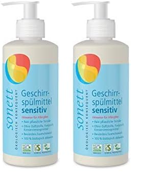 Sonett Geschirrspülmittel sensitiv, 300 ml (Packung mit 2)