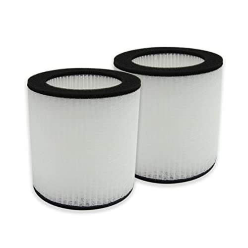 PUREBURG Ersatz-Filter Kompatibel mit HIMOX H07 Desktop-Luftreiniger,2er-Pack H13