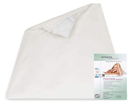 Allsana Allergiker Deckenbezug 100x135 cm für Kinderdecke Allergie Bettwäsche Anti Milben Encasing Milbenschutz für Hausstauballergiker