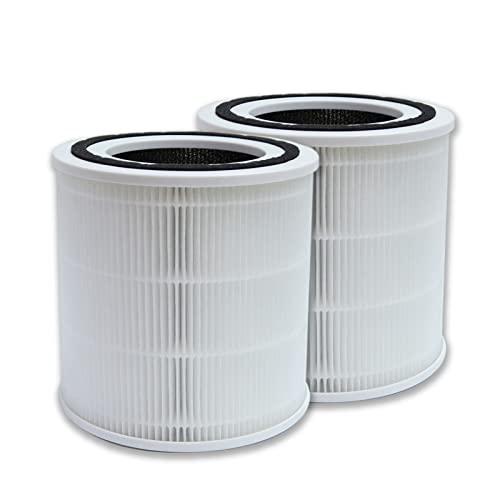 PUREBURG Ersatzfilter kompatibel mit HERILIOS HS-AP005,TaoTronics TT-AP005 Luftreiniger, 2er-Pack H13 HEPA