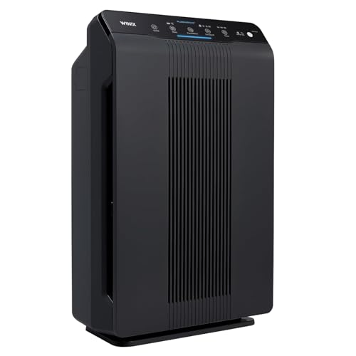 WINIX 5500-2 luftreiniger Allergiker, CADR 390m³/h, 99㎡, Air Purifier für Raucherzimmer gegen Allergien, Staub, Pollen, Tierhaare, Luftqualitätsanzeige, Auto Schlafmodus