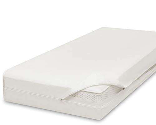 allsaneo Premium Encasing Matratzenbezug 90x200x20 cm, Allergiker Bettwäsche extra weich und leicht, Anti-Milben Zwischenbezug für Matratze