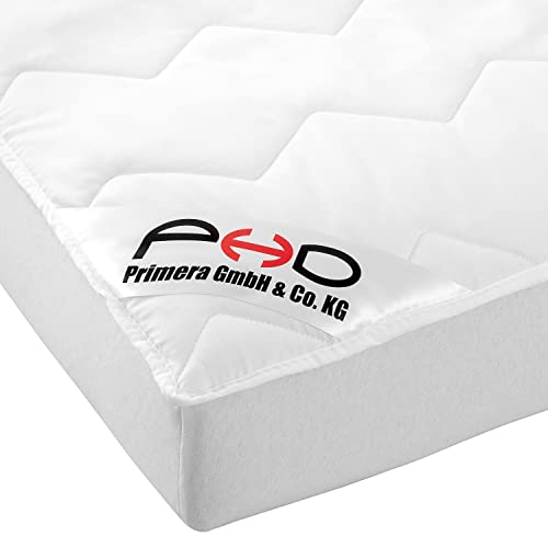 PHD Primera Matratzenschoner mit Spannbezug 180x200 cm - 60°C waschbar u. Allergiker-empfohlen für mehr Hygiene im Bett. Matratzenauflage und Matratzenschutz mit Spannumrandung für 180 x 200