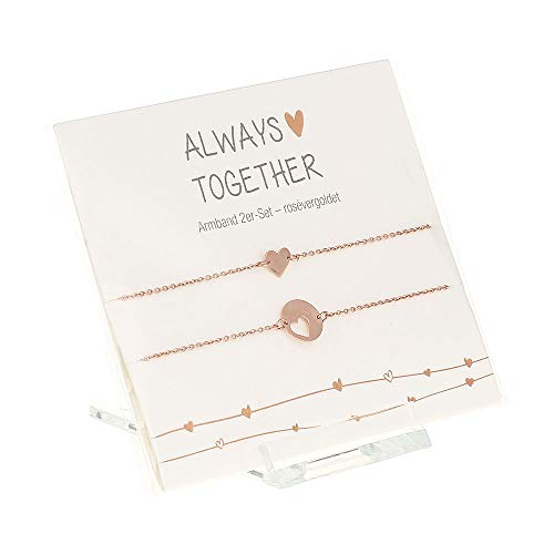 HCA Armband - Always Together - rosévergoldet