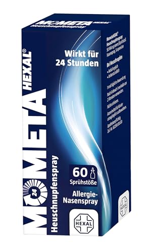 MometaHEXAL® Heuschnupfenspray| 60 Sprühstöße | Sprüh Deinen Heuschnupfen weg! | 2-in-1 Effekt: Befreit die Nase und beruhigt die Augen | Nur 1x täglich