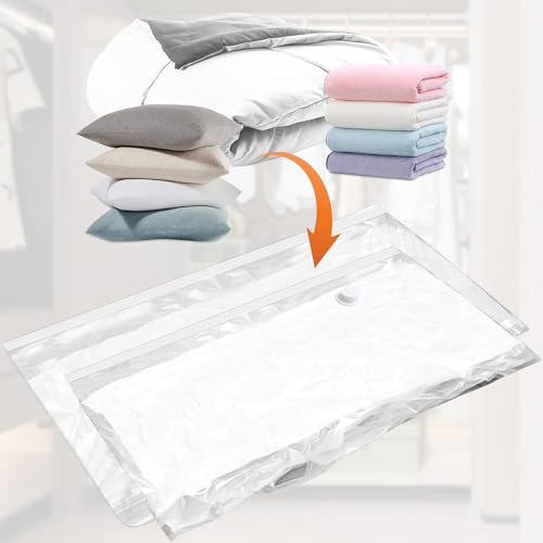 Großer Sous-Vide-Beutel für Matratzen 130 X 240 cm – Wasserfest, Wiederverwendbar, Hermetisch Dicht – Volumenreduzierung Bis zu 80% – Ideal für Umzüge und Lagerung