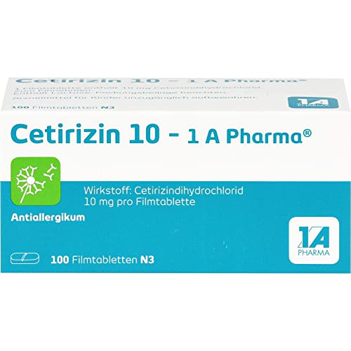 Cetirizin 10 - 1 A Pharma, 100 St
