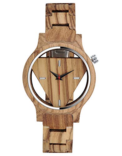 SUPBRO Holzuhren Herren & Damen Unisex Holzuhr Holz-Armbanduhr Analoge Quarzwerk Uhren Armband Einzigartige