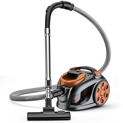 Oamger Beutelloser Staubsauger 3300W mit HEPA Filter – 3L Staubsackfrei, 5m Kabel, Leiser Betrieb für Teppiche & Hartböden, Ideal für Haustierhaare, Allergiker & Haushalte (Inkl. Mehrzweckdüsen)