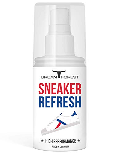 Schuh Geruchsentferner | Schuh Geruch Spray als Schuhdeodorant zur Schuhpflege | Professioneller Schuh Geruchsneutralisierer für Leder & Kunstleder | Sneaker Refresh von URBAN Forest 100ml