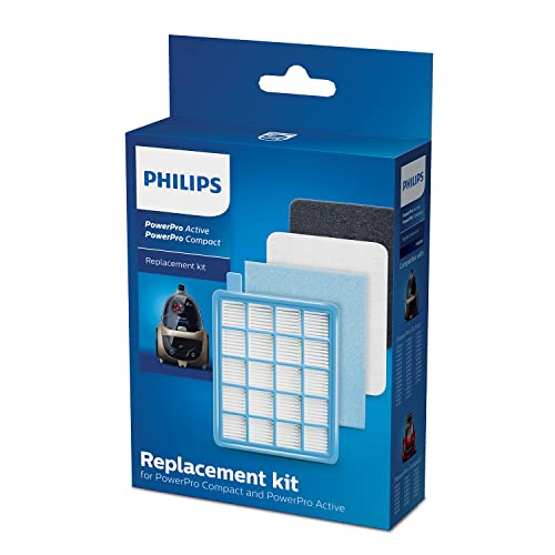 Philips FC8058/01 Komplettes Filterset für beutellose Staubsauger PowerPro Active und Compact