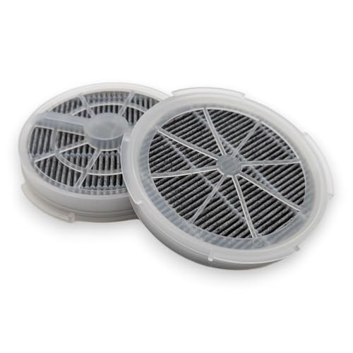 2x HEPA Filter Ø100x17mm kompatibel mit RIGOGLIOSO GL2103 SY900S JINPUS LTLKY DHS MELEDEN VTAR Luftreiniger Ersatzfilter