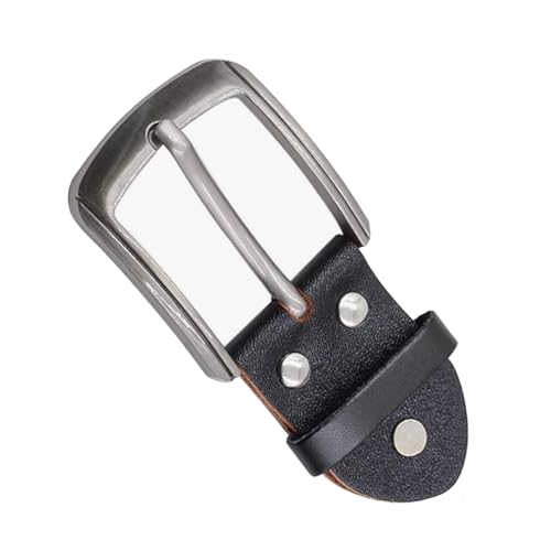 Einzelne Gürtelschnalle Herren,Gürtelschnallen,Belt Buckle,Als Ersatz Schwarzen Ledergürtel,Zinken Quadratische Klassische,für männer Frauen Gürtel,Nickelfreies,Universalgröße,Stilvoll und Langlebig