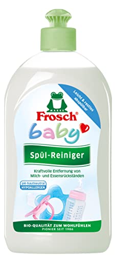 Frosch Baby Spül-Reiniger, sensitives Spülmittel für Babyflaschen & Sauger, hypoallergen, für Allergiker geeignet, 2er Pack (2 x 500 ml)