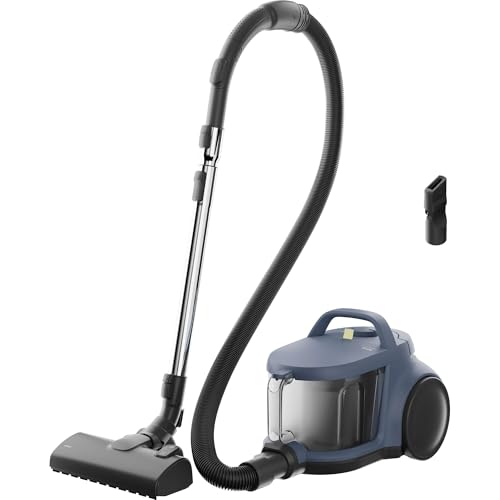 AEG CLEAN 5000 Staubsauger Beutellos, Bodenstaubsauger für alle Bodenbeläge, Zubehör, 1000 Watt, 9m Aktionsradius, 2l Staubbehälter, 50% Recyclingmaterial, Waschbarer HEPA-Filter, Blau, AL51C1LDB