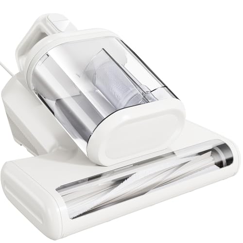 WEPMMJ Milbensauger für Matratzen mit UV Licht - 15KPa 4 in 1 Milbenstaubsauger mit 60℃ Heißluftfunktion Matratzenreiniger Gerät Matratzensauger für Bett, Sofa, Allergiker