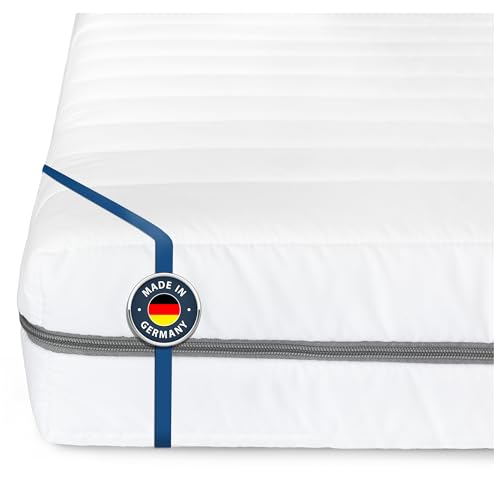 BMM Matratze 160x200 cm Klassik XXL Härtegrad H3 fest/Kaltschaummatratze Öko-Tex Zertifiziert/ergonomische 7 Zonen Matratze Höhe 12 cm/Matratzen produziert in Deutschland