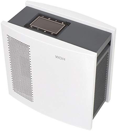 Aktobis Luftreiniger, Luftwäscher, Pollenfilter, Ionisator WDH-H3 *Oberklassegerät* - Metallgehäuse, Touch-Panel, LCD-Display, 4-fach Filtersystem, Luftsensor (WDH-H3 (150 m3/h))
