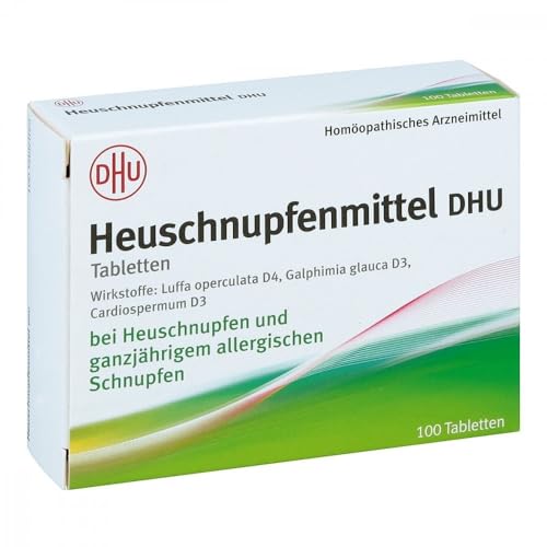 DHU Heuschnupfenmittel – macht nicht müde – hilft Augen und Nase, 100 St. Tabletten