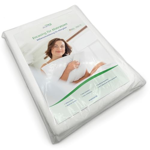 Milbenschutz Matratzenbezug 80x200x20 cm | Encasing | Allergiker Bettwäsche | Anti-Milben Bettwäsche | Milbenkotdicht | Wirksamer Milbenschutz für Matratzen