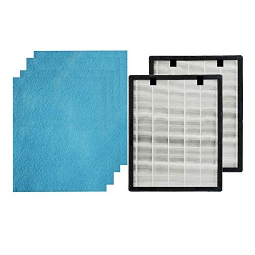 PUREBURG Ersatz-filter kompatibel mit UNbeaten Pets 300,KJ210F-142,KJ203F-142,142C,142W,142 Luftreiniger,H13 2er-Pack