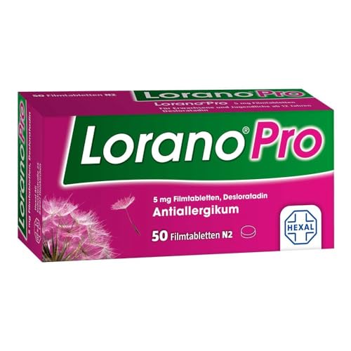 LORANO PRO 5 mg Filmtabletten 50 St – Die Power-Allergietablette
