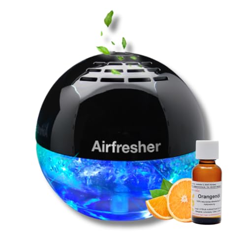 Aspira LURA Lufterfrischer Luftreiniger & Luftbefeuchter mit Orangen Öl – Original Aromatisierer gegen Gerüche & trockene Luft für Zuhause & Büro