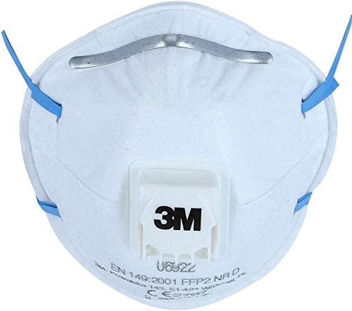 Atemschutzmasken 06922, geformt, für Partikel, FFP2 mit Ventil (10 Stück).