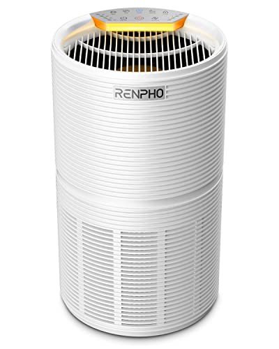 RENPHO Luftreiniger mit Automatikmodus für Allergiker, H13 HEPA-Luftfilter, Reinigung von 110 m² Fläche (