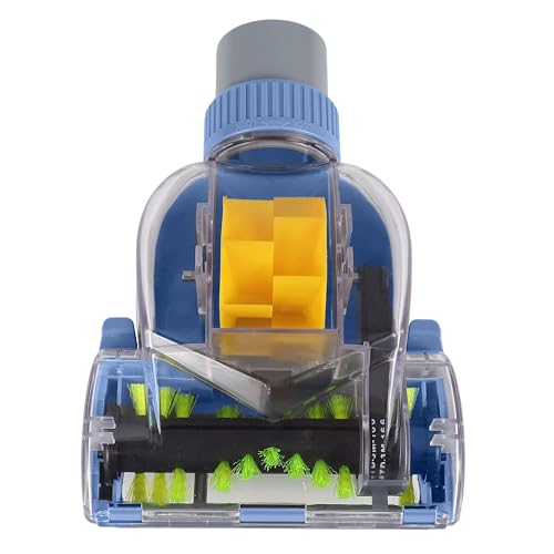 Retoo Universale Mini-Turbobürste für Staubsauger mit 32-35 mm Anschlüsse für Haushalt Staubsauger und Bodenstaubsauger, Turbo Bodenbürste mit Tiefenreinigung Schmutz und Staub, 2 Reduzierhülsen
