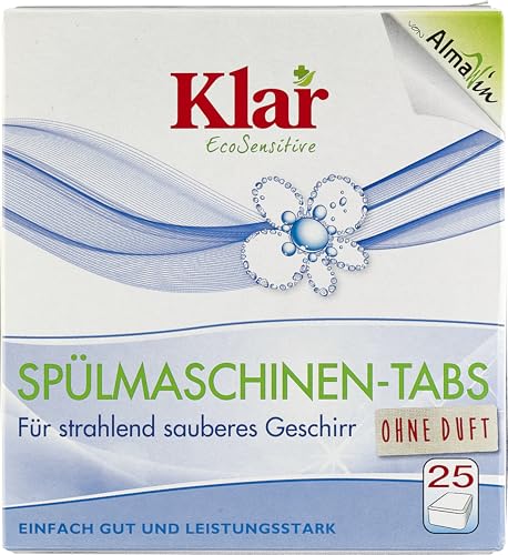 Klar Bio Spülmaschinen-Tabs, 25 St (1 x 500 gr)