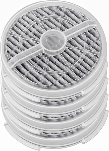 GL2103 Filter, Ersatz kompatibel mit Rigoglioso, JINPUS, LTLKY, Frida Baby, Meleden, SY900S und mehr Luftreinigern, 10,2 cm, 3-in-1-Aktivkohle und True Filtern (4er-Pack)