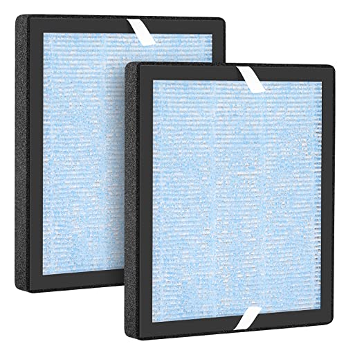 Ecleanfy R1 P1801 P1802 Filter: 3-in-1 True HEPA für Yiou R1 & Elechomes P1801/P1802, Aktivkohlefilter, 2 Stück